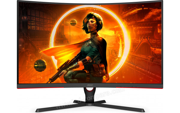 AOC C32G3AE/BK - Vue de face