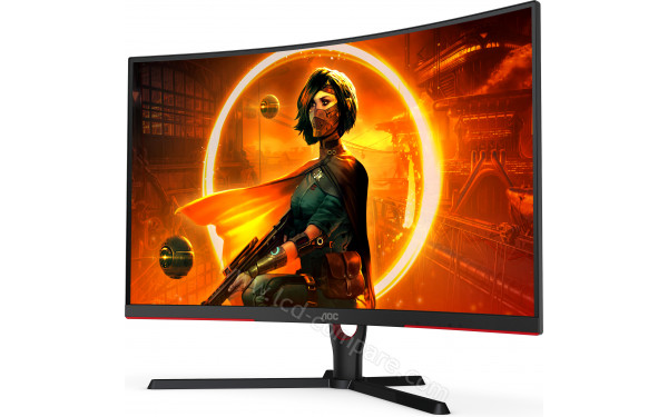 AOC C32G3AE/BK - Vue 3/4 droite