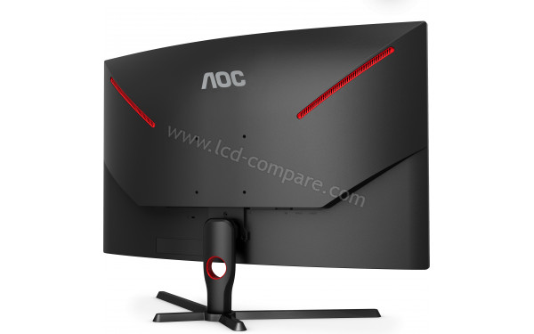 AOC C32G3AE/BK - Vue 3/4 arri&egrave;re