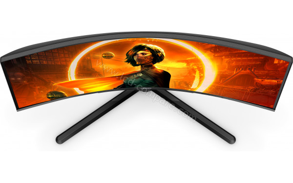 AOC C32G3AE/BK - Vue du dessus