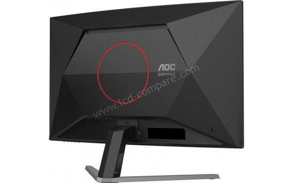 AOC C32G42ZE - Vue 3/4 arri&egrave;re