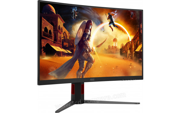 AOC C32G4Z - Vue 3/4 gauche