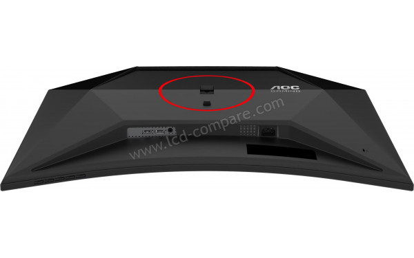 AOC C32G4Z - Connectiques