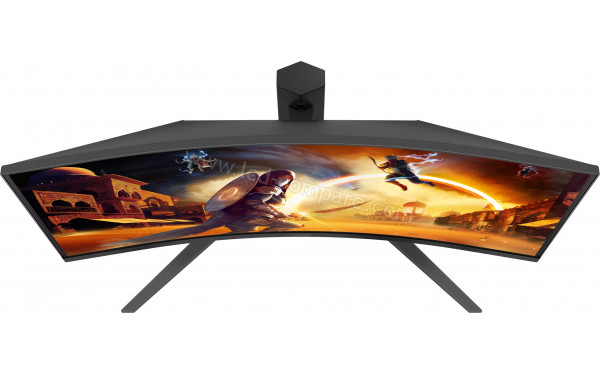 AOC C32G4Z - Vue du dessus