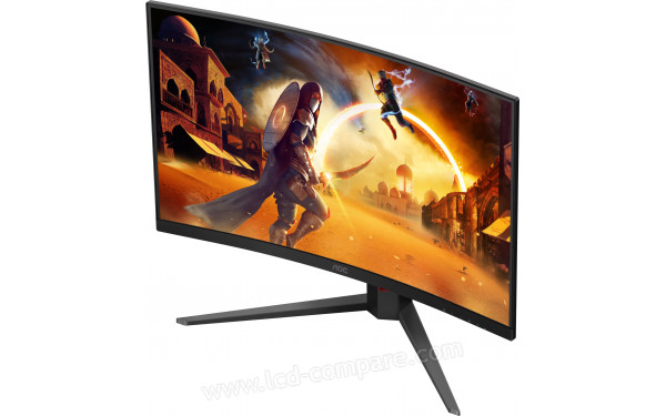 AOC C32G4Z - Vue 3/4 droite