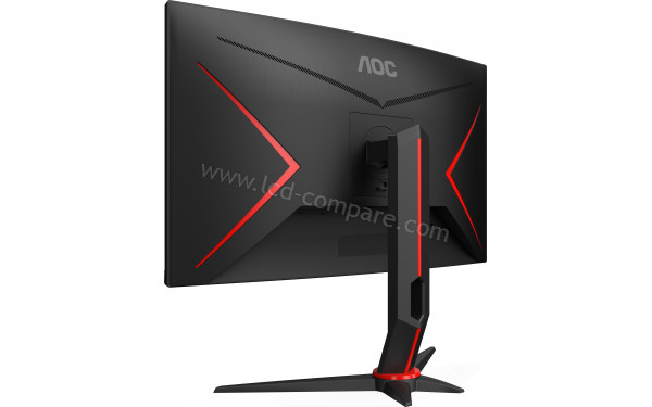 AOC CQ27G2S/BK - Vue 3/4 arri&egrave;re
