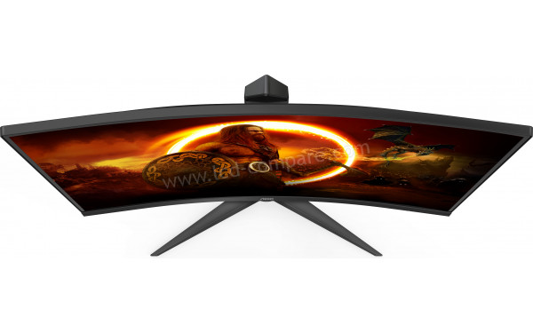 AOC CQ27G2S/BK - Vue du dessus