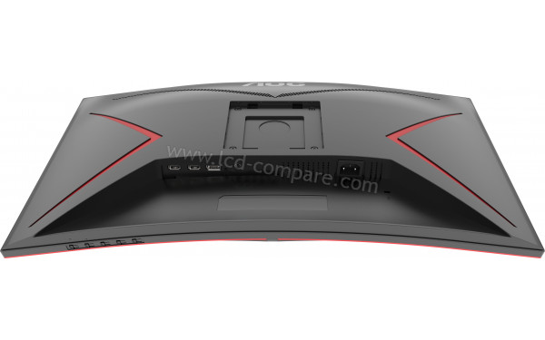 AOC CQ27G2SE/BK - Vue du dessous