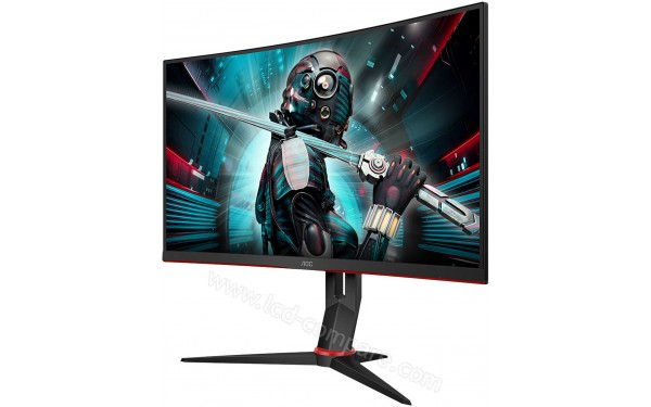 AOC CQ27G2U/BK - Vue 3/4 droite