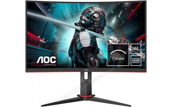 AOC CQ27G2U/BK - Vue de face