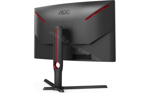 AOC CQ27G3SU/BK - Vue 3/4 arri&egrave;re