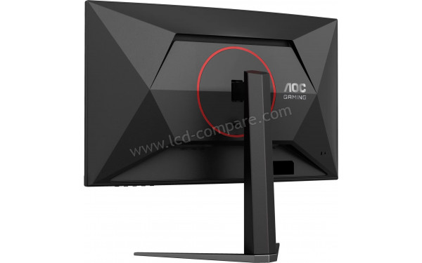 AOC CQ27G4Z2 - Vue 3/4 arri&egrave;re