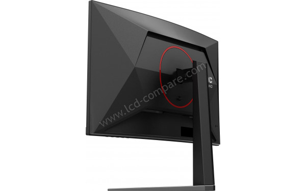AOC CQ27G4Z2 - Vue 3/4 arri&egrave;re