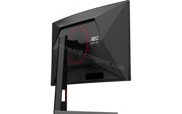 AOC CQ27G4Z2 - Vue 3/4 arri&egrave;re