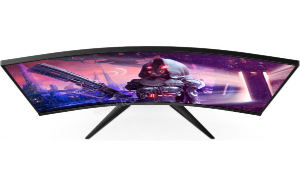 AOC CQ32G2SE/BK - Vue du dessus