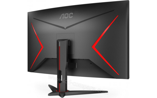 AOC CQ32G2SE/BK - Vue 3/4 arri&egrave;re