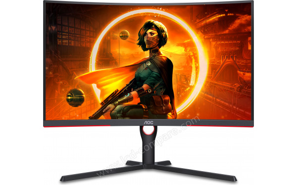 AOC CQ32G3SU/BK - Vue de face