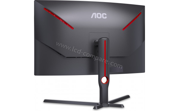 AOC CQ32G3SU/BK - Vue 3/4 arri&egrave;re