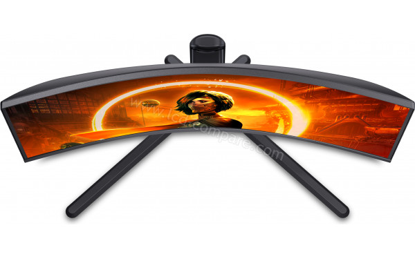 AOC CQ32G3SU/BK - Vue du dessus