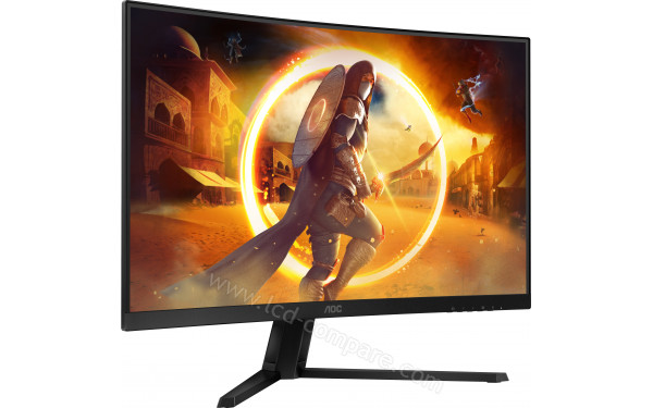 AOC CQ32G4VEAD - Vue 3/4 gauche