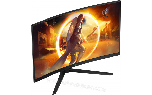 AOC CQ32G4VEAD - Vue 3/4 gauche