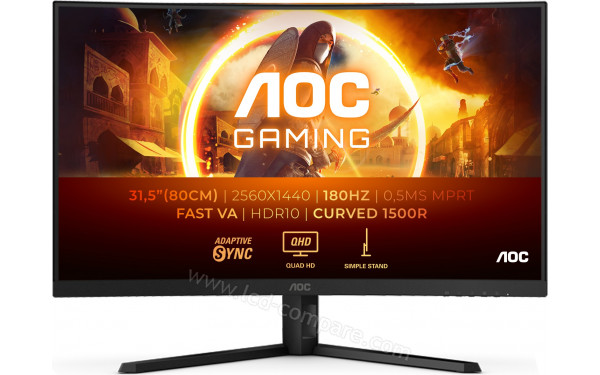 AOC CQ32G4VEAD - Vue de face