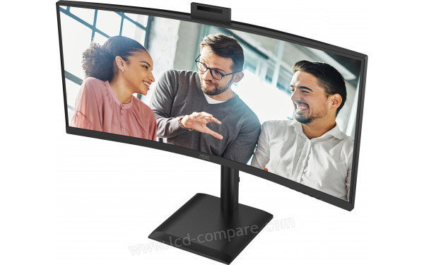 AOC CU34E4CW - Vue 3/4 droite