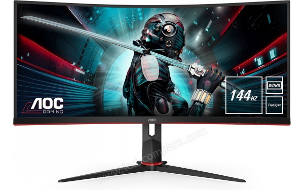 AOC CU34G2X/BK - Vue de face