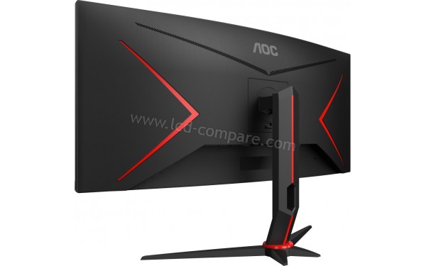 AOC CU34G2X/BK - Vue 3/4 arri&egrave;re