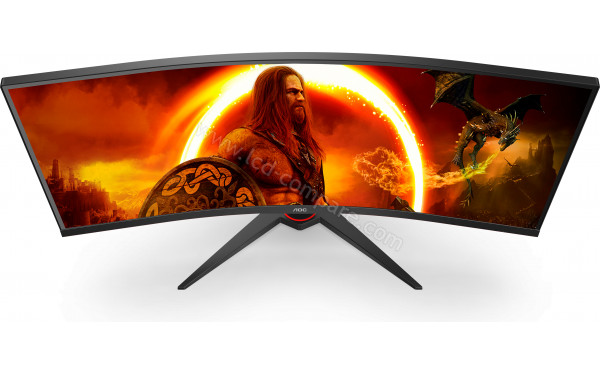 AOC CU34G2XE/BK - Vue du dessus