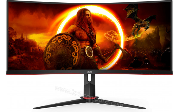 AOC CU34G2XPD - Vue de face