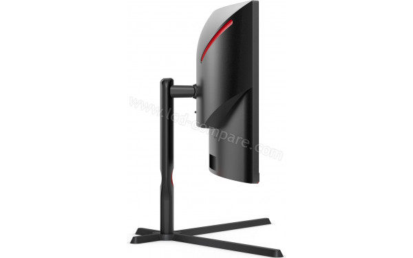 AOC CU34G3S/BK - Vue de profil