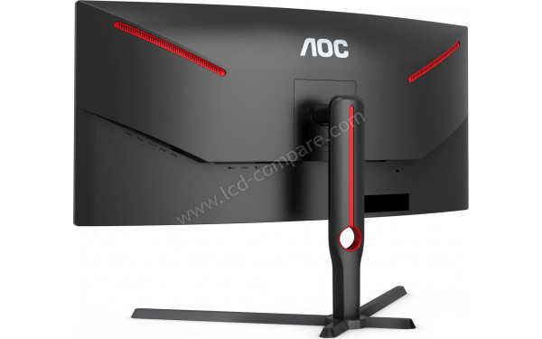 AOC CU34G3S/BK - Vue 3/4 arri&egrave;re