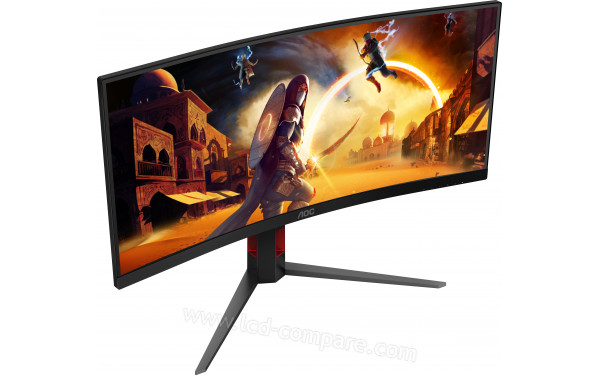 AOC CU34G4AD - Vue 3/4 gauche