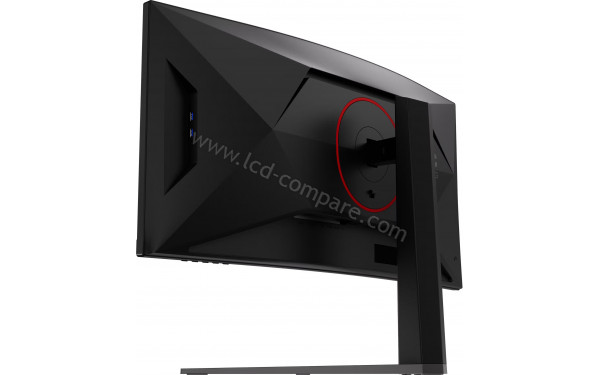 AOC CU34G4CAP - Vue 3/4 arri&egrave;re