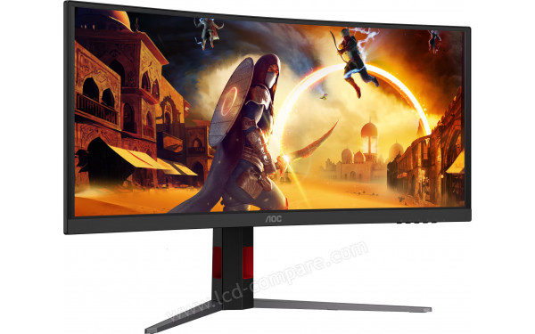 AOC CU34G4CA - Vue 3/4 gauche
