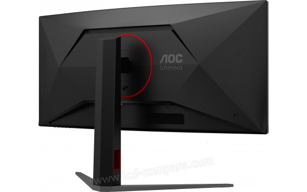 AOC CU34G4ZCA - Vue 3/4 arri&egrave;re