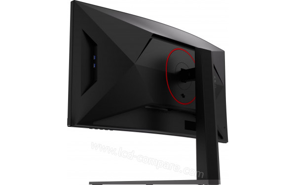 AOC CU34G4ZCA - Vue 3/4 arri&egrave;re