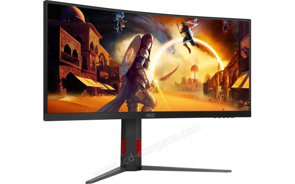 AOC CU34G4Z - Vue 3/4 gauche
