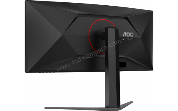 AOC CU34G4 - Vue 3/4 arri&egrave;re