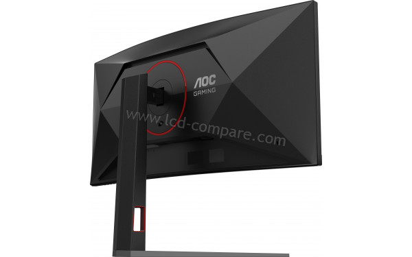 AOC CU34G4 - Vue 3/4 arri&egrave;re