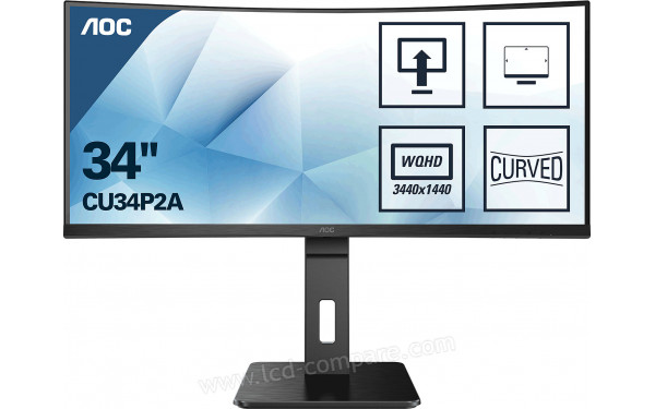 AOC CU34P2A - Vue de face