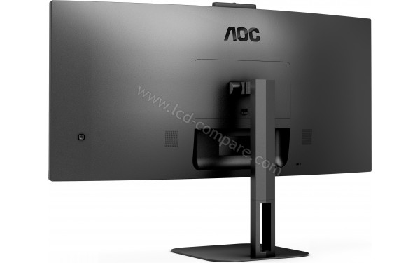 AOC CU34V5CW/BK - Vue 3/4 arri&egrave;re