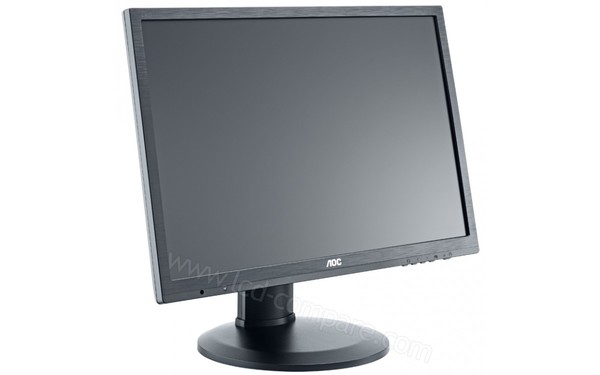 AOC e2460Pq/BK - Vue 3/4 gauche