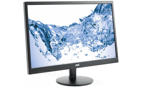 AOC e2470Swh - Vue 3/4 gauche