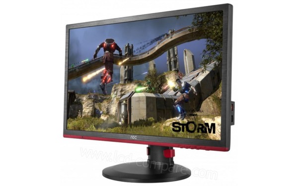 AOC G2460PQU/BR - Vue 3/4 droite