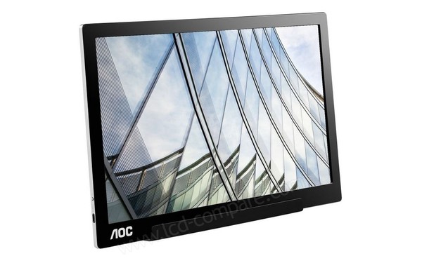 AOC I1601FWUX - Vue 3/4 gauche