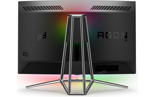 AOC PD27 - Vue de l'arri&egrave;re avec syst&egrave;me lumineux actif