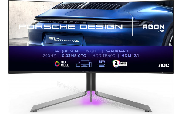 AOC PD34 - Vue de face