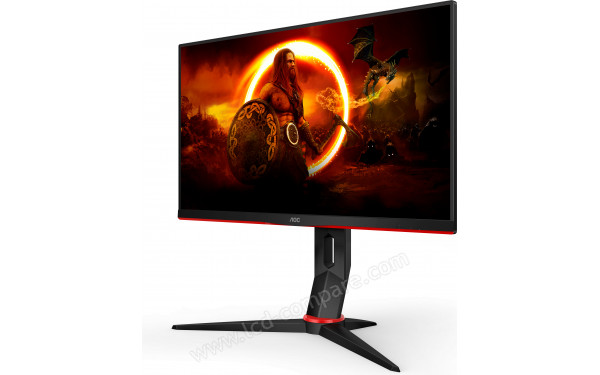 AOC Q24G2A/BK - Vue 3/4 droite